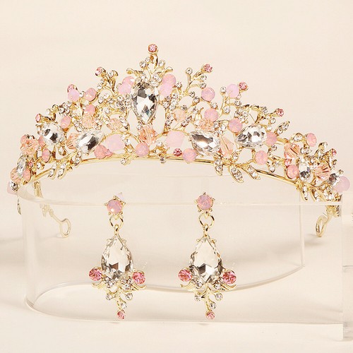5cm high crystal tiara - 5.5cm,