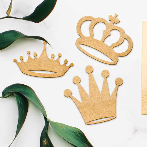 Crown tiara wooden craft - wooden,