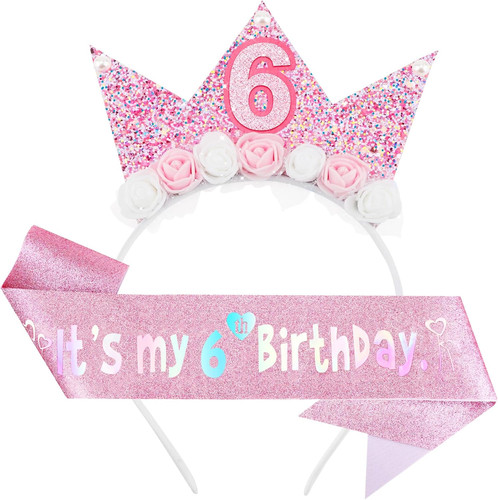 Birthday sash and tiara for - sash,