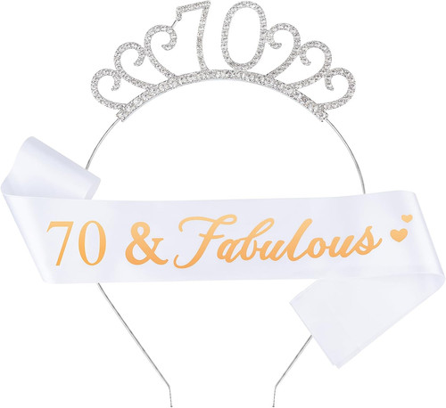 70th birthday tiara - birthday,