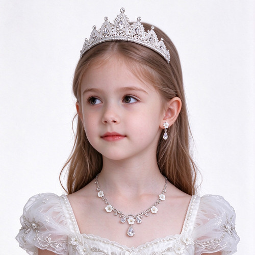 Girls crystal tiara jewellery - crystal,
