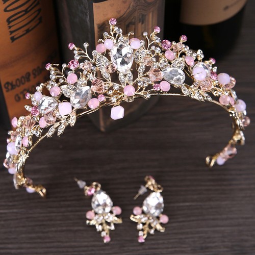 5cm tall crystal tiara - 5.5cm,