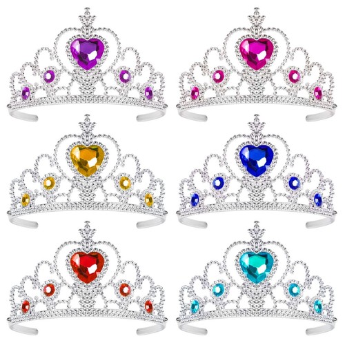 6pcs kids princess - princess, tiara