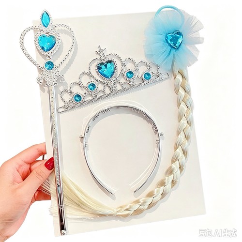 Girls blue princess dress - princess,