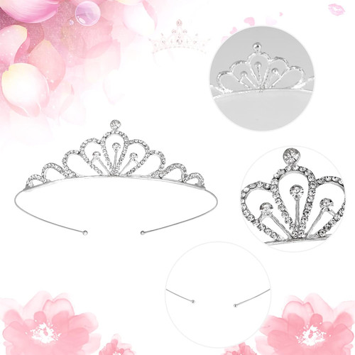 Girls rhinestone tiara crown - girls,