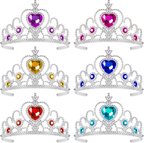 6pcs kids princess - kids, crown