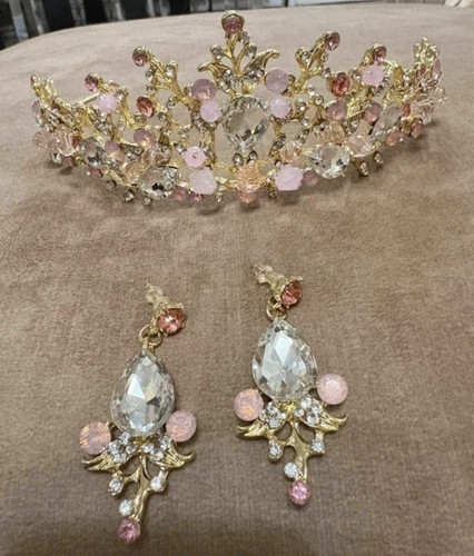 Gold tone pink - tone,