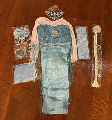 Girls frozen blue princess - frozen,