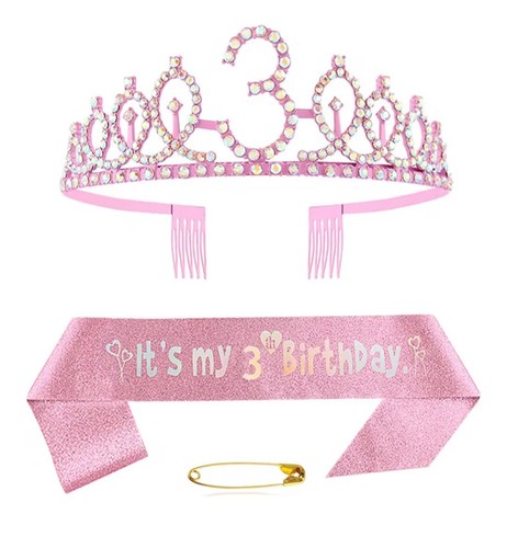 3rd birthday sash - 3rd,